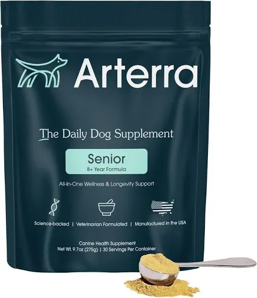 All-in-One Senior Dog Supplement - 63 ingredients - Health, Wellness &amp; Longevity