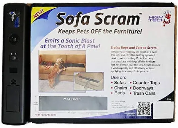 High Tech Pet Sofa Scram Sonic Dog & Cat Deterrent Repellent Mat