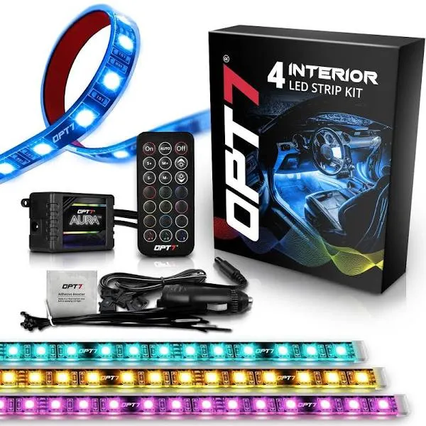 OPT7 Aura Interior Car Lights Control Color Change