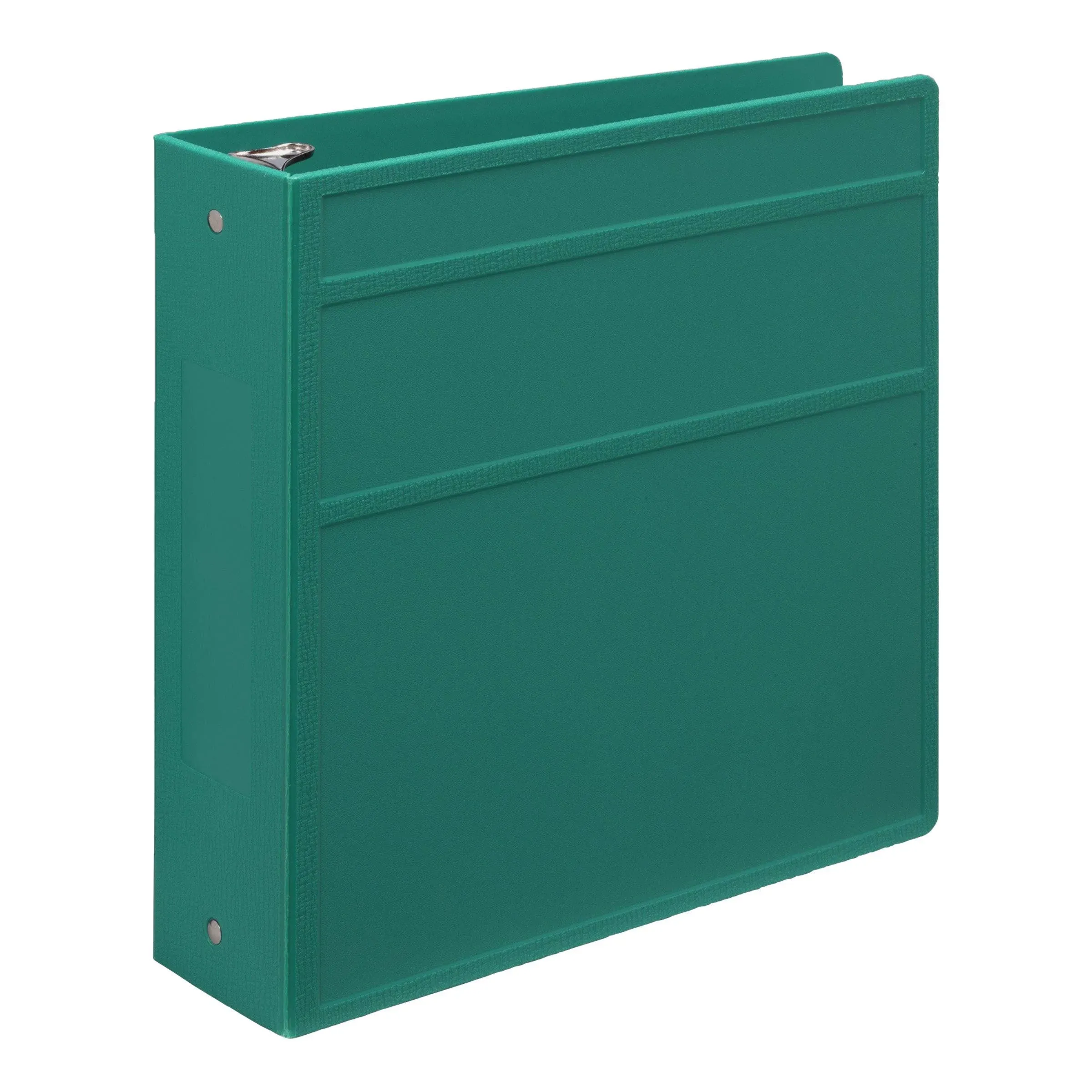 Carstens 3- inch Heavy Duty 3-Ring Binder - Side Opening, Teal