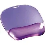 Fellowes Crystals® Gel Mousepad-Wrist Rest - Purple