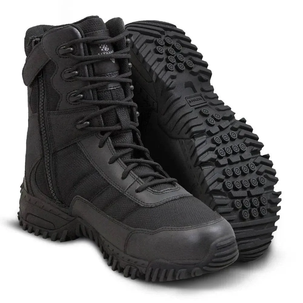 Altama Vengeance SR 8" Side Zip - Unisex Boots - Full Grain Leather - Textile Lining - Gusseted Tongue