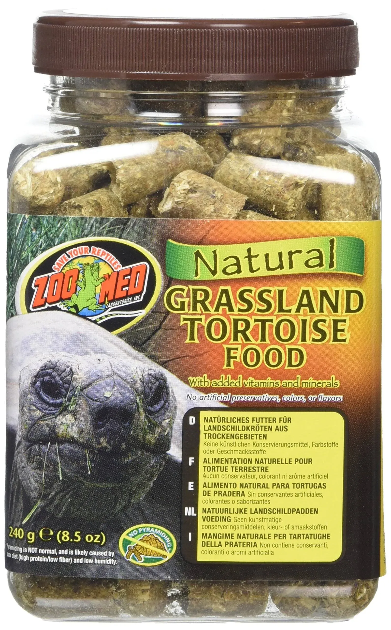 Natural Grassland Tortoise Food - 15 oz jar