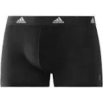 Adidas Men&#039;s Boxer Shorts, 3 Pack - Trunks, Active Flex Cotton, Logo, Simple...