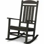 POLYWOOD Presidential Rocking Chair Black