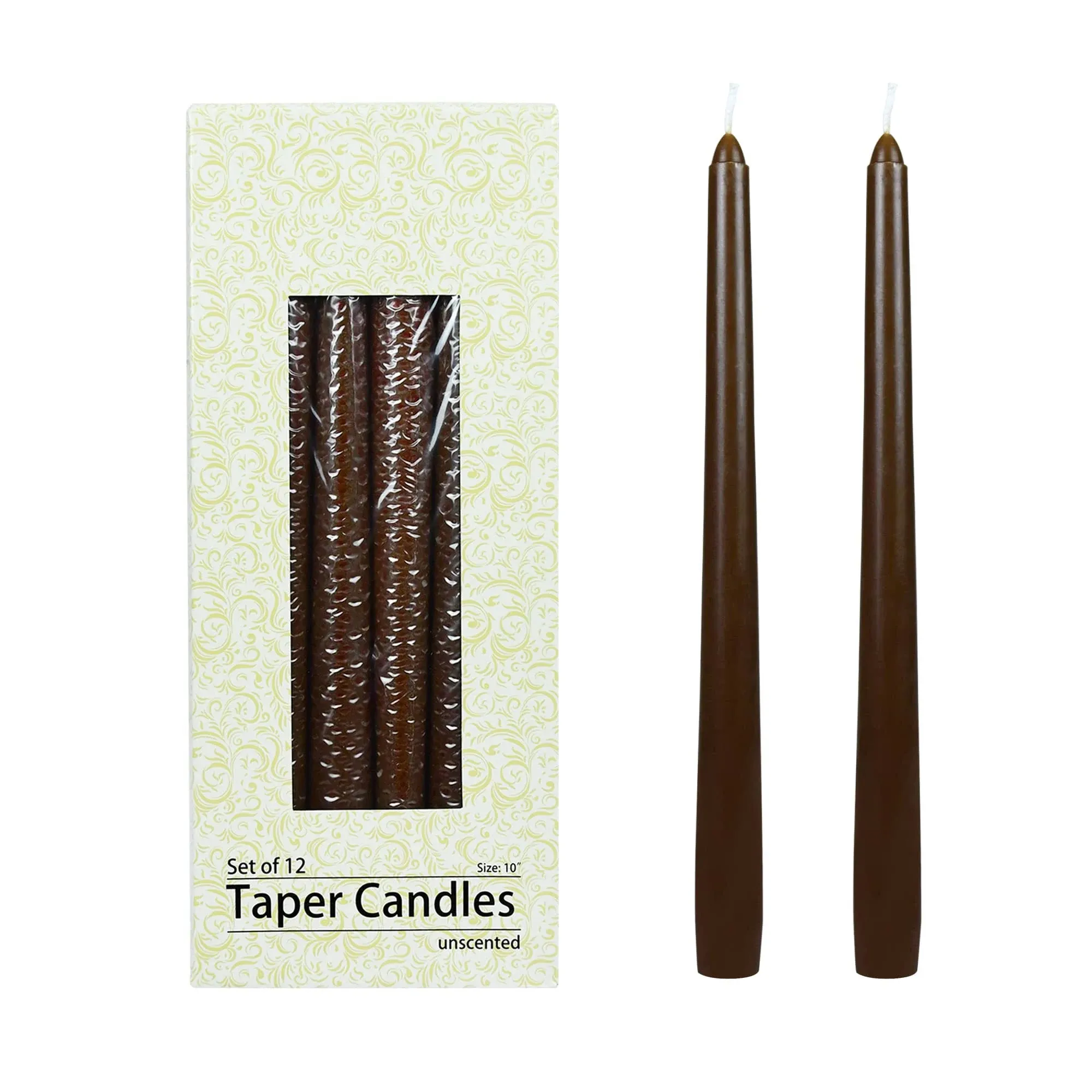 Zest Candle 12-Piece Taper Candles 10-Inch Turquoise