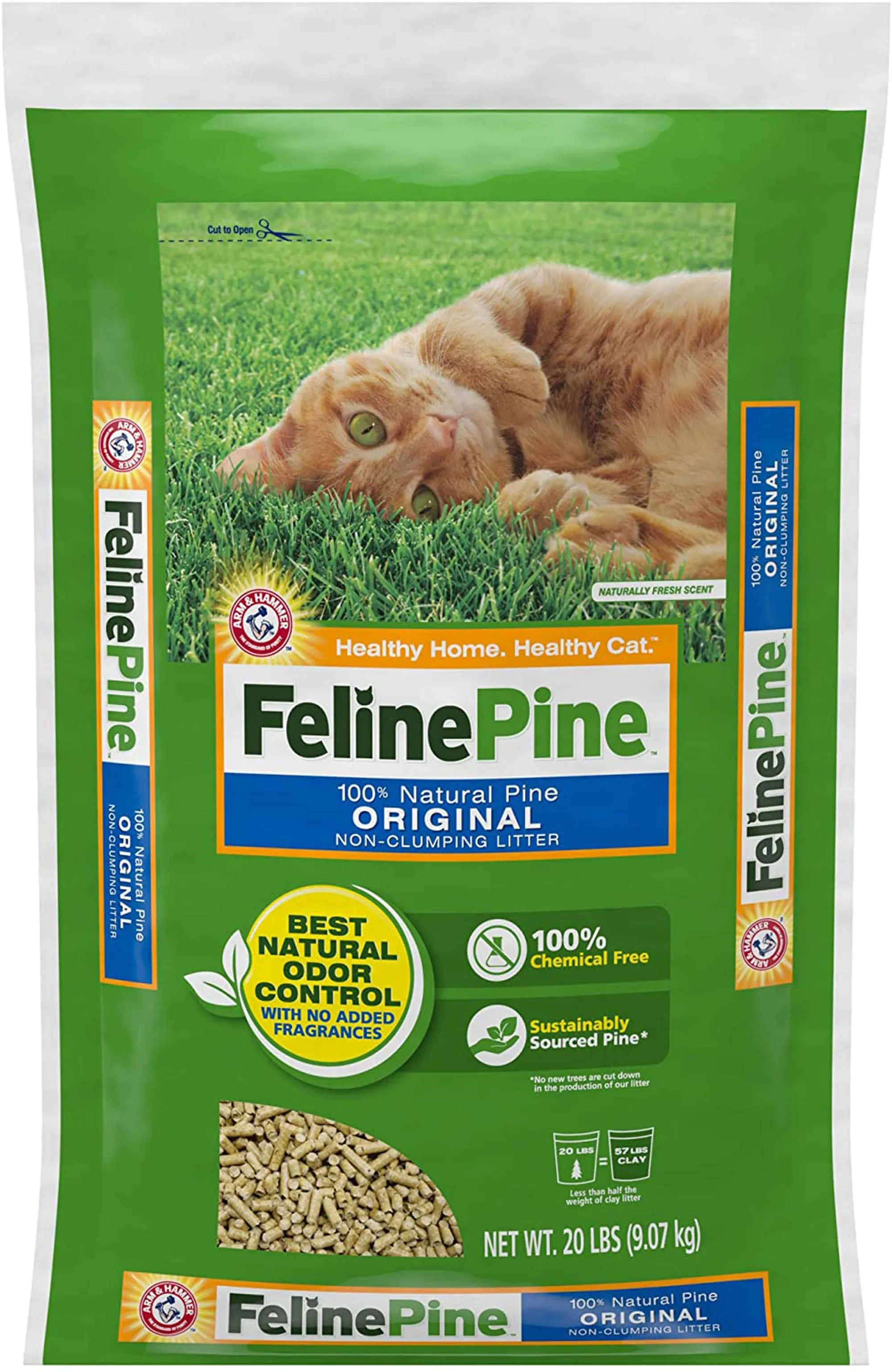 Feline Pine Original Cat Litter, 20lb