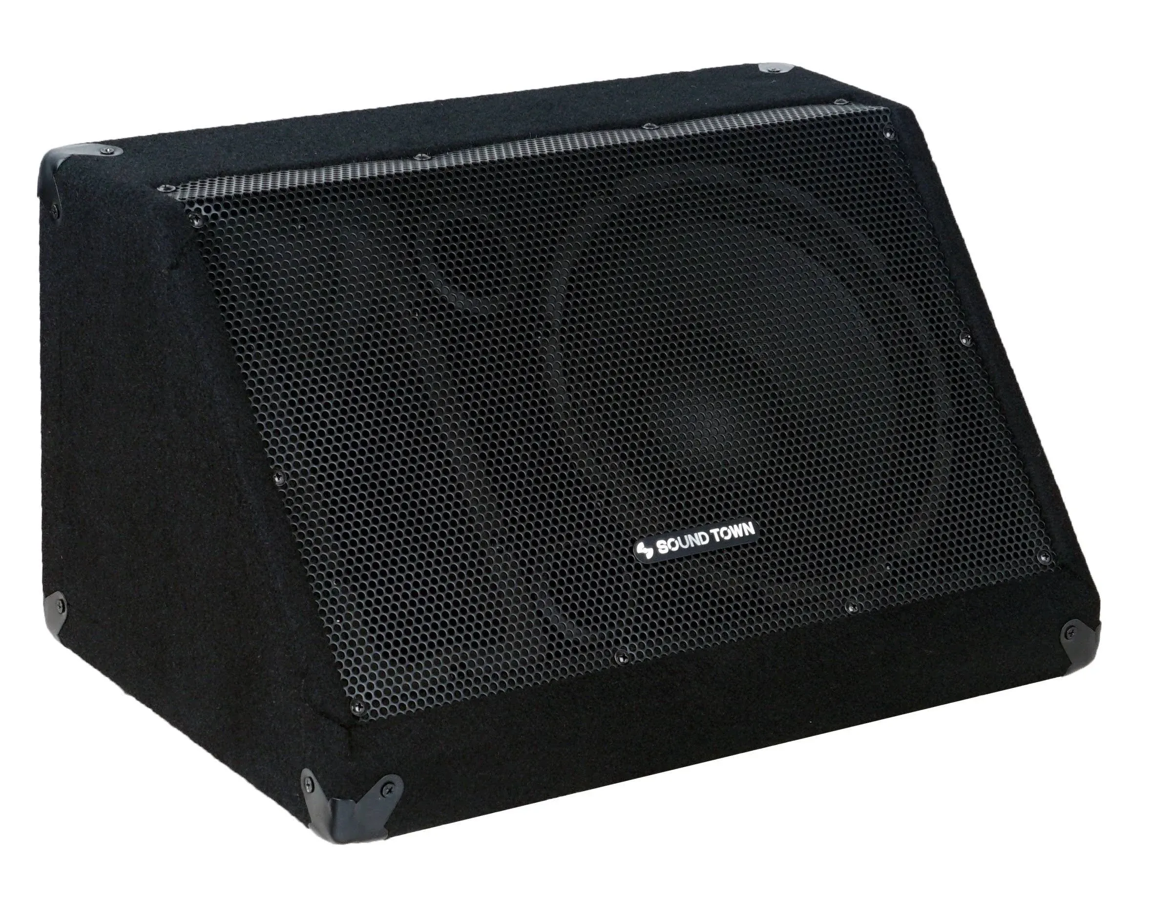 Sound Town Passive DJ PA Stage Monitor Speaker METIS-10M 10” 300W with Compression Driver for Live Sound, Bar, Church