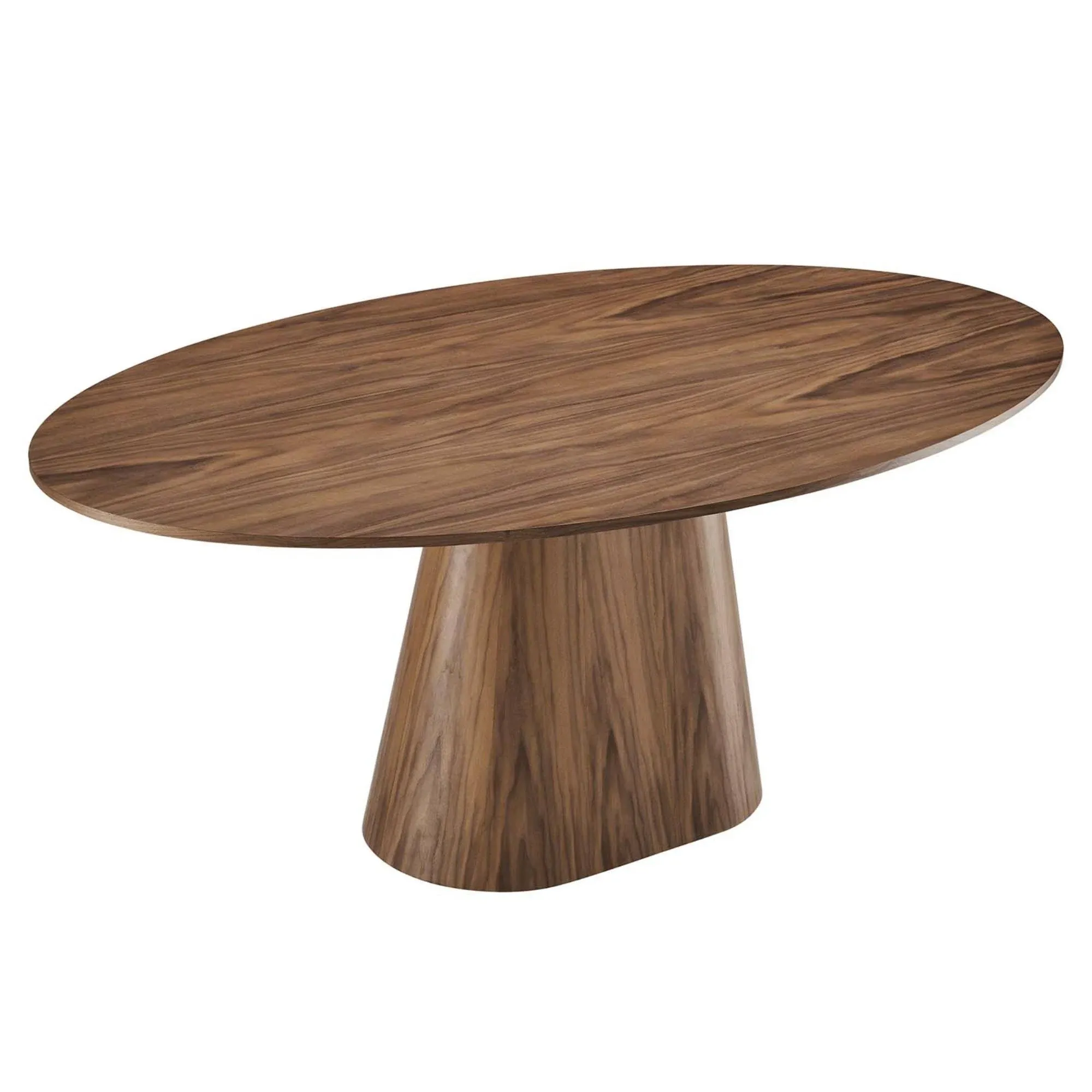 Provision 75" Oval Dining Table - Walnut