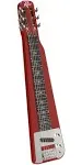 Rogue RLS-1 Lap Steel Guitar with Stand and Gig Bag Metallic Red