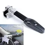 Vechkom Steering Wheel Lock Anti-Theft Device with Alarm Security Car Anti Theft Safety Lock Retractable Protection T-Lock