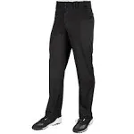 Champro Triple Crown Open Bottom Youth Baseball Pants, Black, Medium