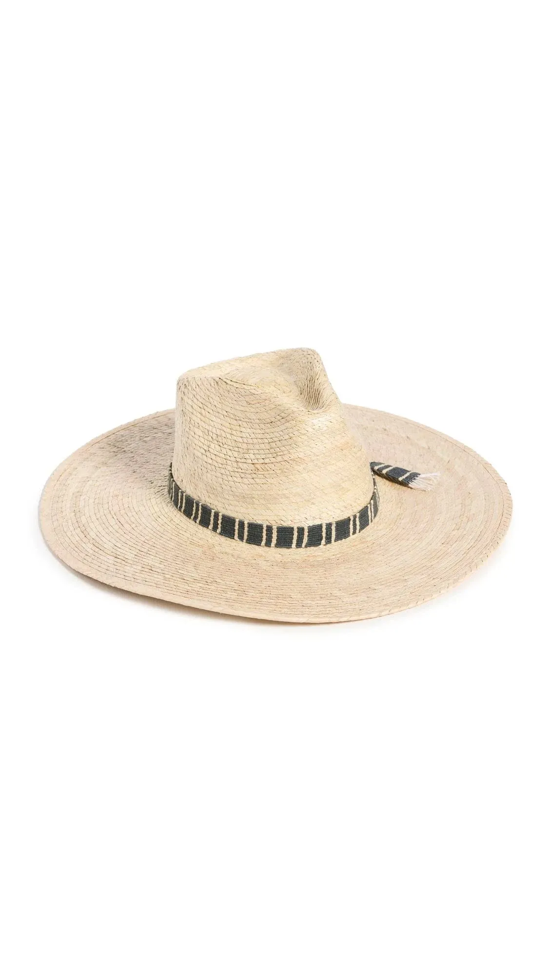 Brixton Leigh Straw Fedora in Natural