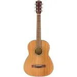 Fender FA-15 Steel 3/4 Scale Acoustic Guitar Natural