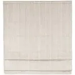 Galen Basketweave Total Blackout Roman Shade - Ivory - Madison Park