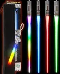 LIGHTTICKS LIGHT up STAR WARS CHOPSTICK LED Glowing Light Saber Chop Sticks REUS