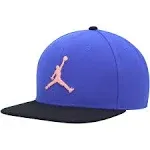 Jordan Jumpman Men's Pro Logo Snapback Adjustable Hat - Black/White - One Size