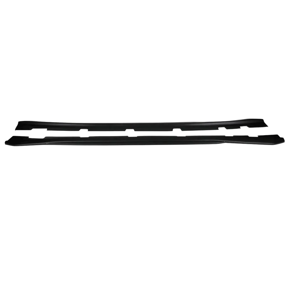 Fits 11-23 Dodge Charger Side Skirts Extension Diffusers Lips Matte Black - PP