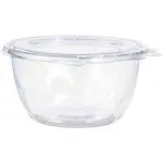 Tamper-resistant, Tamper-evident Bowls With Flat Lid, 16 Oz, 5.5" Diam