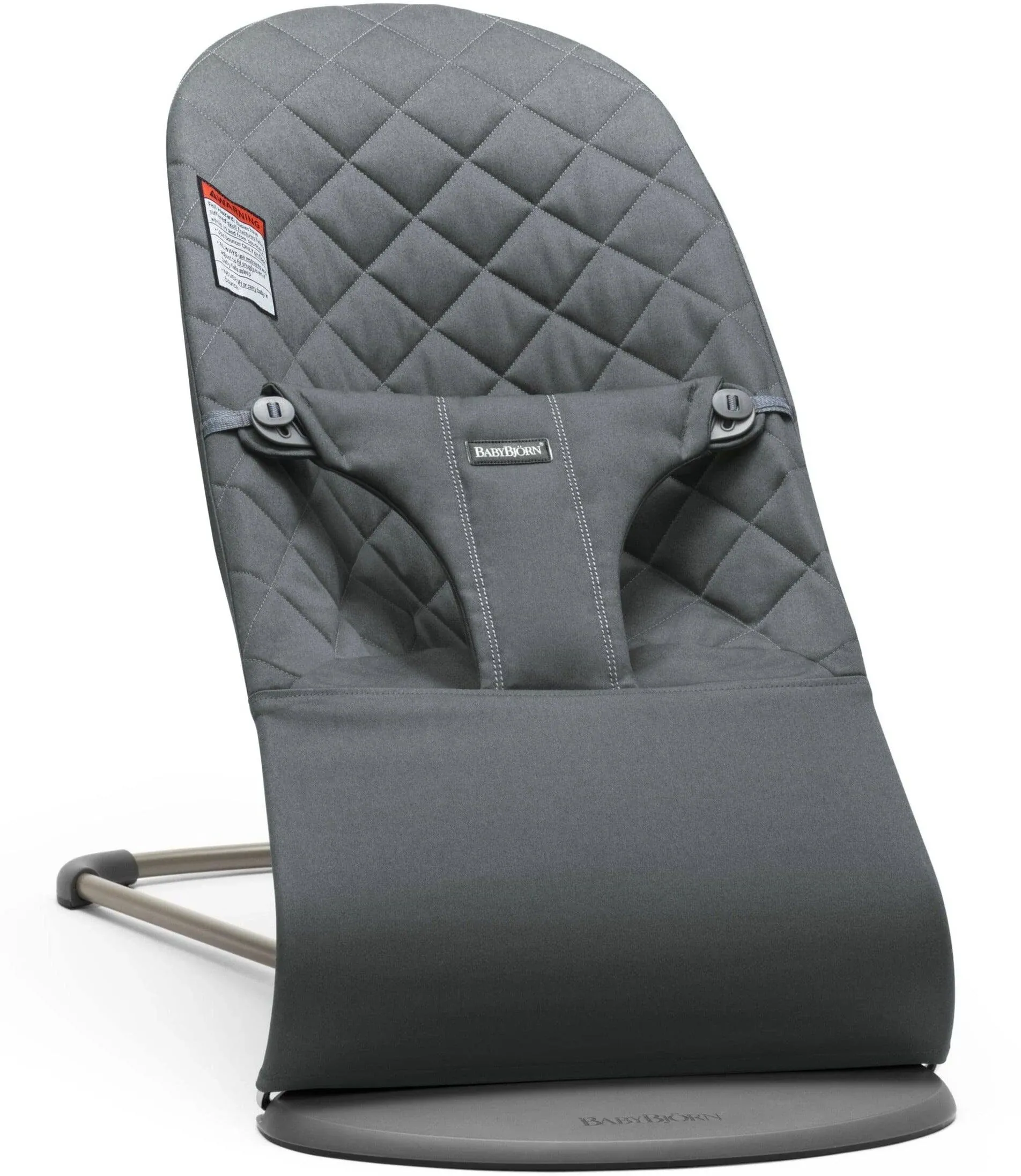 BabyBjörn Bouncer Bliss Light Gray Woven Petal Quilt