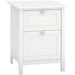 Bush Furniture Broadview 2 Drawer File Cabinet, Pure White