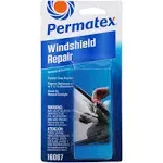 Permatex 16067 Bullseye Windshield Repair Kit, .025 oz. Syringe, .025 Ounce Syringe , White