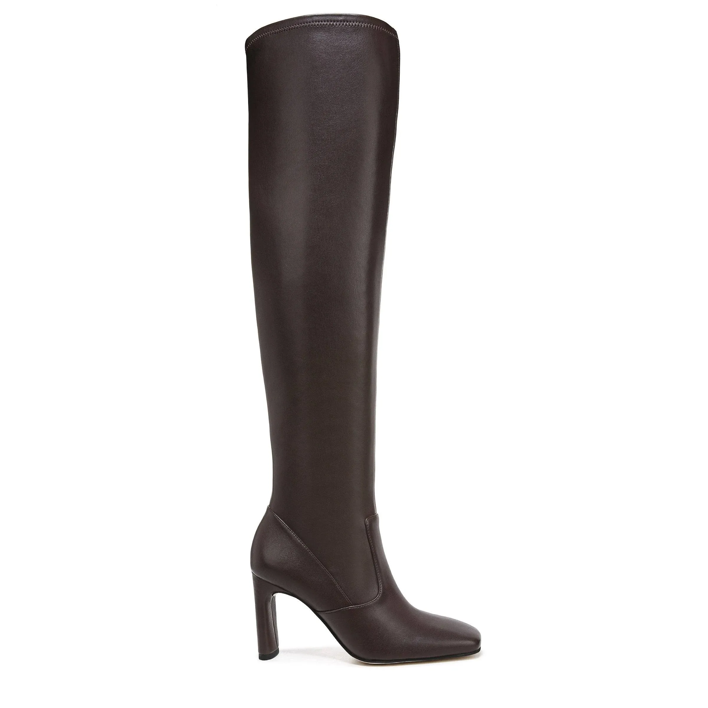 Flexa Womens Faux Leather Square Toe Over-The-Knee Boots