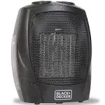 BLACK+DECKER Personal Ceramic Heater- Black