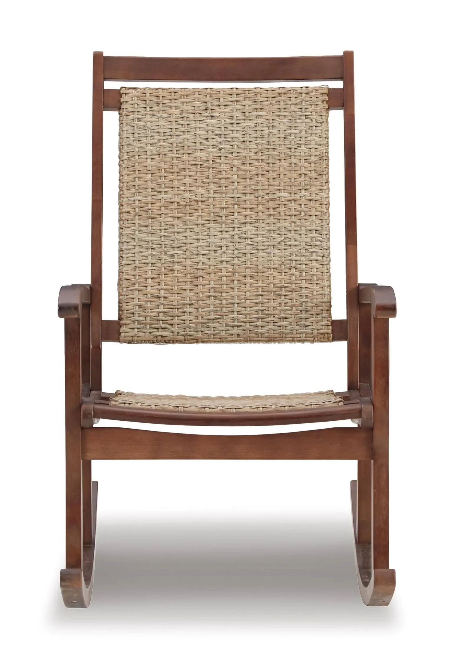 Ashley Emani Brown Rocking Chair