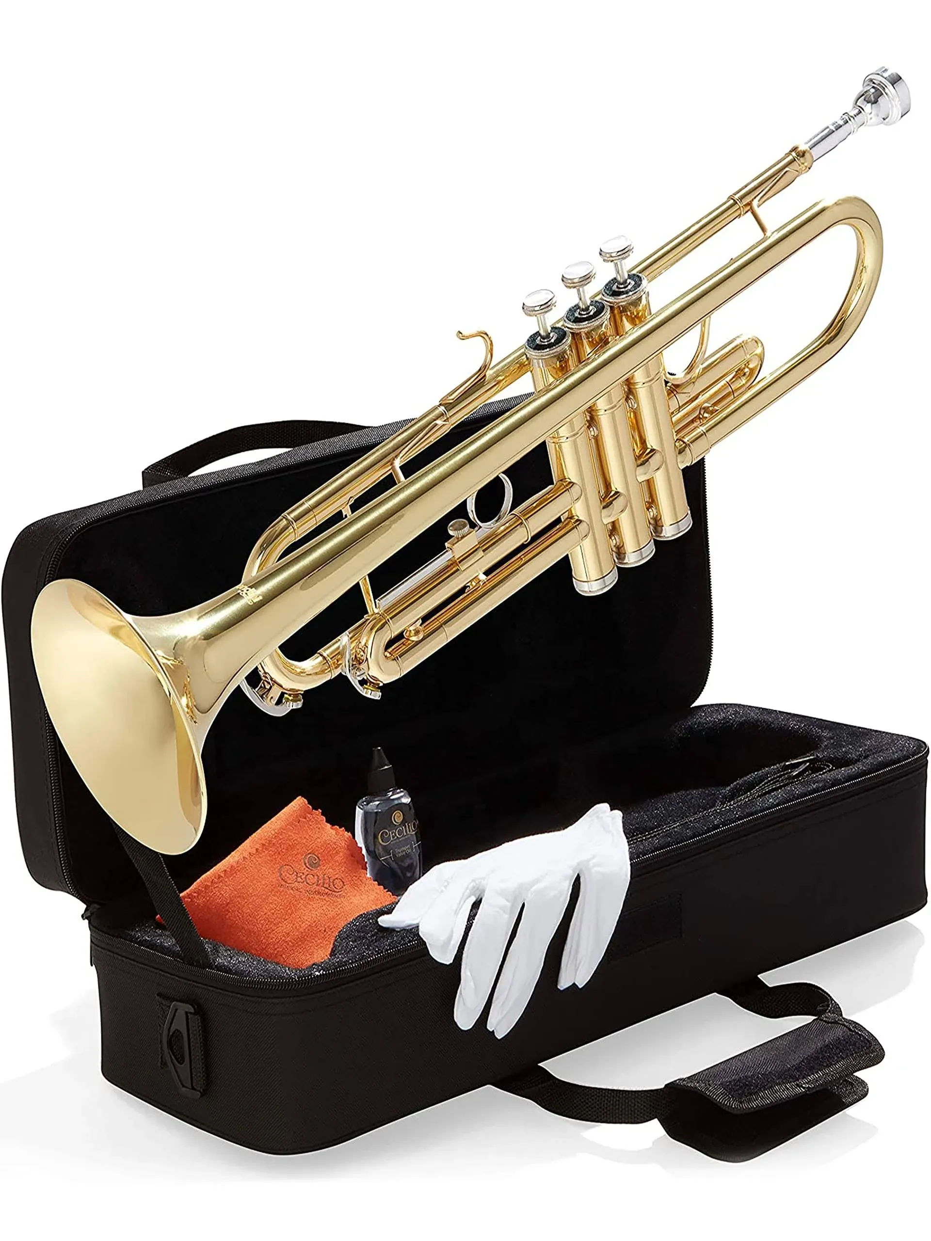 Cecilio MTT-L Trumpet Kit - Black/Gold