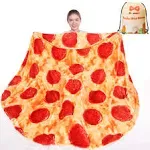 Mermaker Pepperoni Pizzas Blanket 2.0