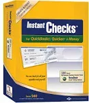 Instant Checks for QuickBooks, Quicken & Money: Form #1000 Business Voucher - Blue Graduated 500pk