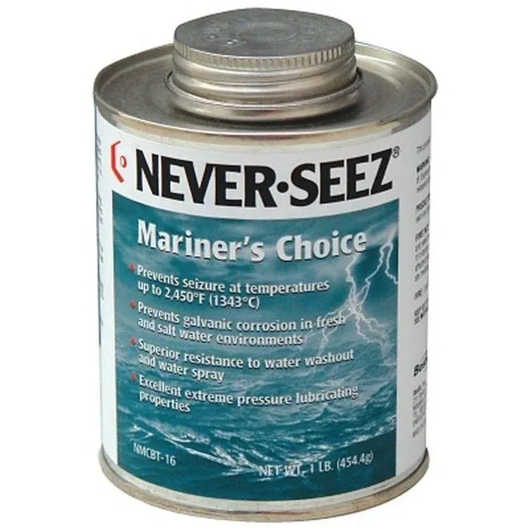 Never-Seez Mariner's Choice Anti-Seize 16 oz Brush Top Can