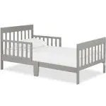 Finn Toddler Bed in Cool Grey, Greenguard Gold and JPMA Certified, Non-Toxic Finish, Made of Sustainable New Zealand Pinewood, Wooden Nursery Furniture