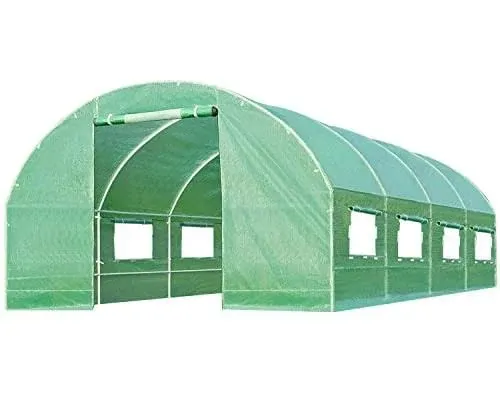 Greenhouse Walk-In Green House Greenhouse Kit with Observation Windows for ...