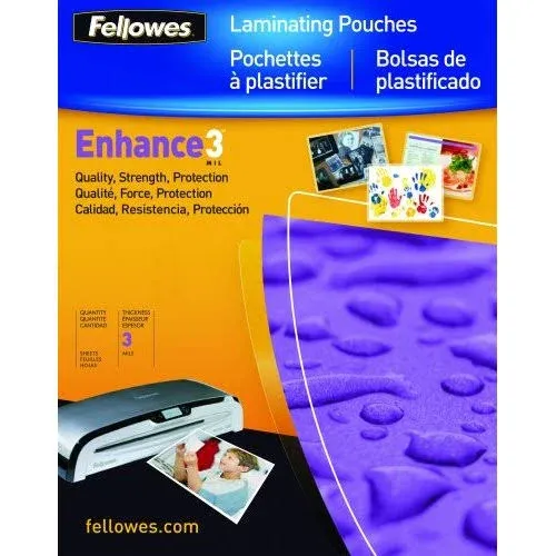 ImageLast Laminating Pouches with UV Protection, 3 mil, 9" x 11.5", Clear, 100/Pack