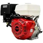 15HP 4Stroke 420cc Engine OHV Horizontal Engine Recoil Start Go Kart Motor Red, Size: Large