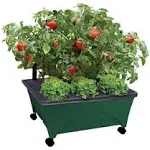 Emsco Group City Picker Self Watering Raised Bed Grow Box - Hunter Green