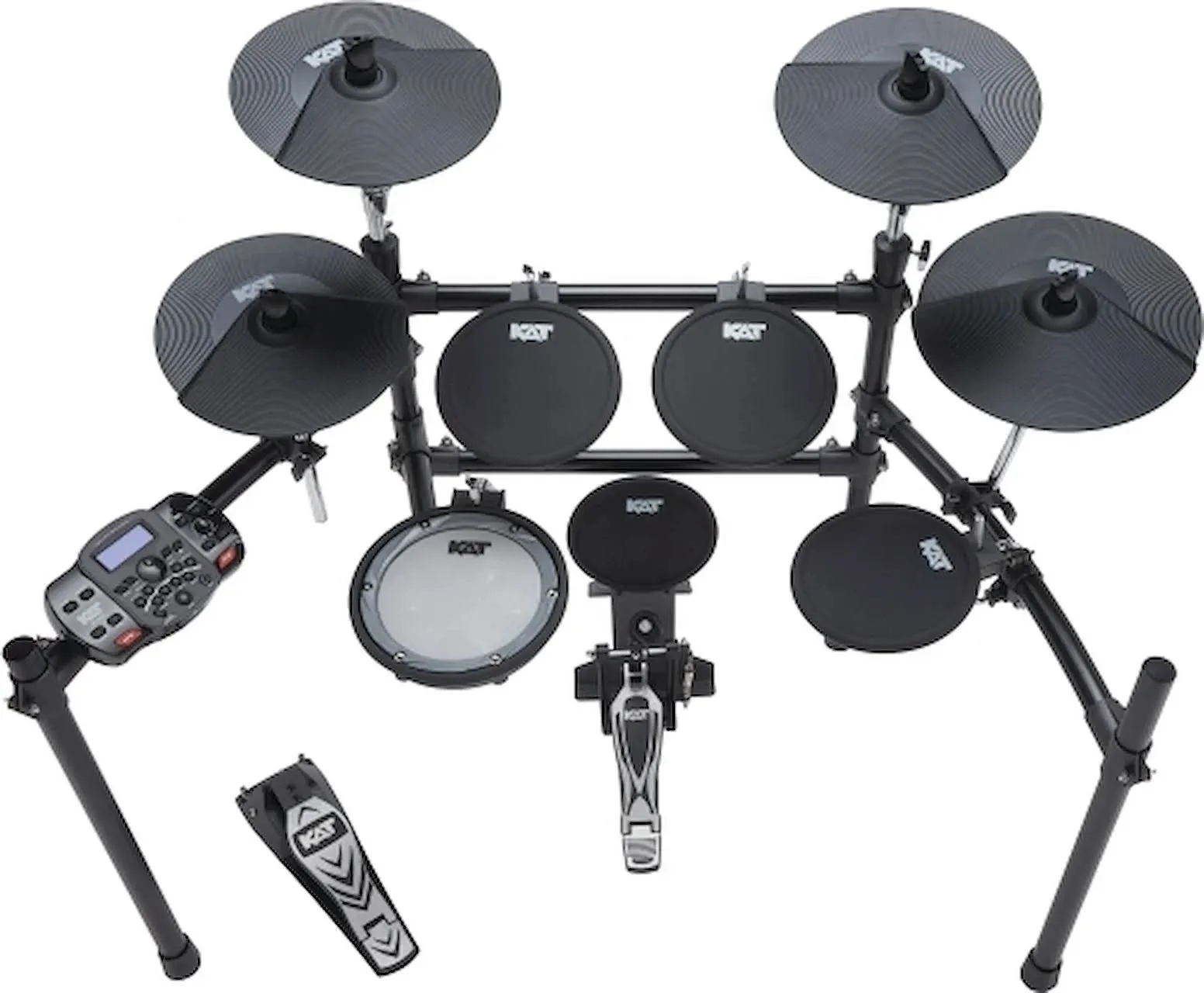 KAT Percussion KT-200 5-Piece Electronic Drum Set Black