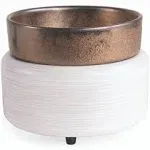 White Washed Bronze 2-in-1 Classic Fragrance Warmer