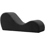 Avana Yoga Chaise Lounge Chair - Black