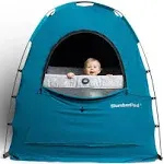 SlumberPod The Original Blackout Sleep Tent Travel Essential for Baby and Toddlers, Mini Crib and Pack N Play Cover, Sleep Pod with Monitor Pouch