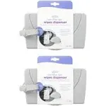 Ubbi on The Go Gray Wipe Holder Baby Gifts, Set of 2