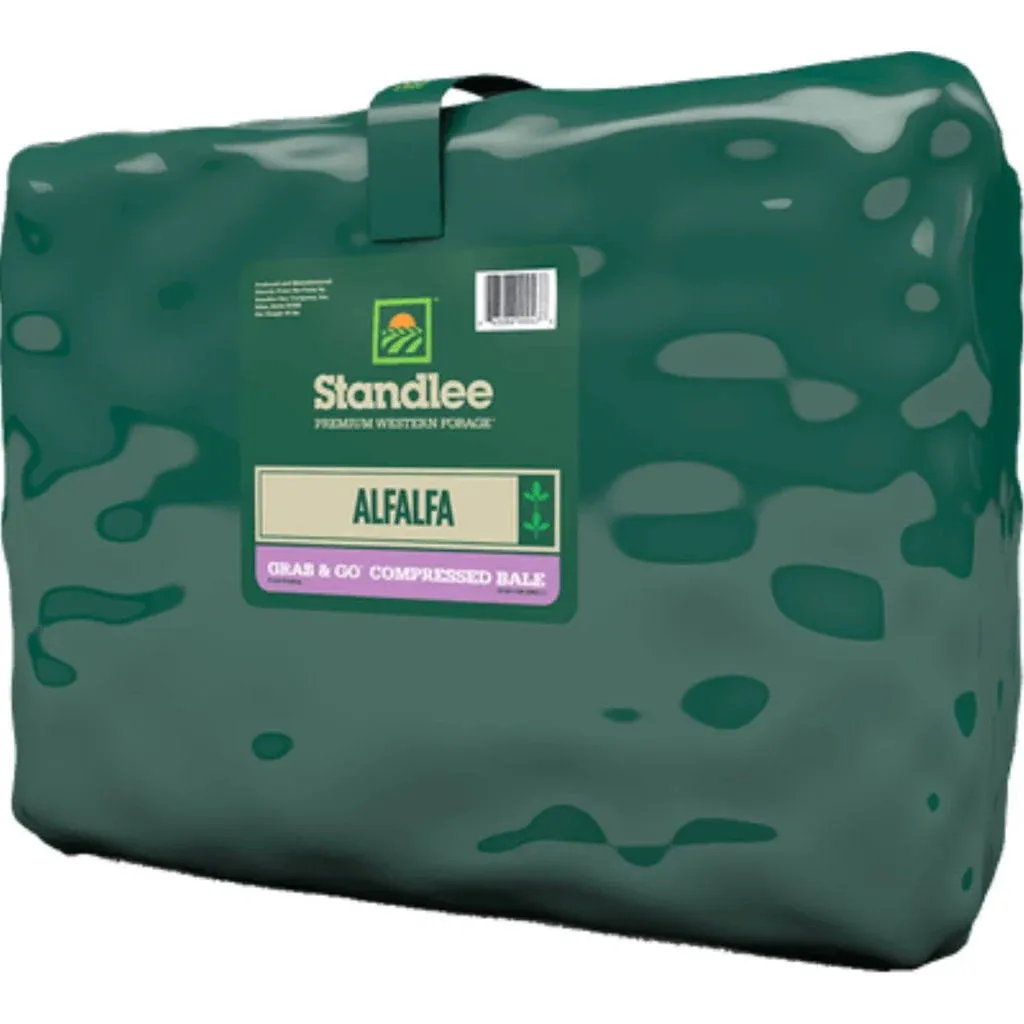 Standlee Premium Organic Alfalfa Grab & Go Compressed Bale