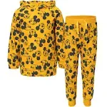 Disney Mickey Mouse Little Boys French Terry Pullover Hoodie and Jogger Pants Set ...