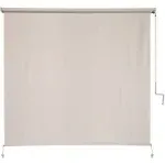 Coolaroo 96" x 72" Crank Operated Beige Roller Sun Shade