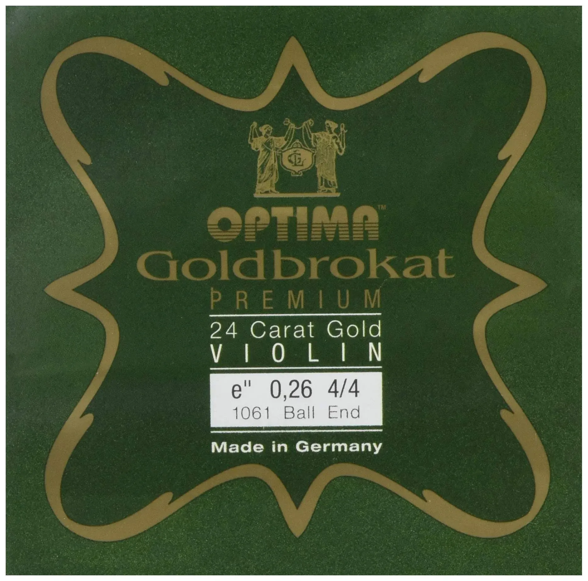 Optima Goldbrokat 24K Gold Premium Violin E1 0.26 Ball End String