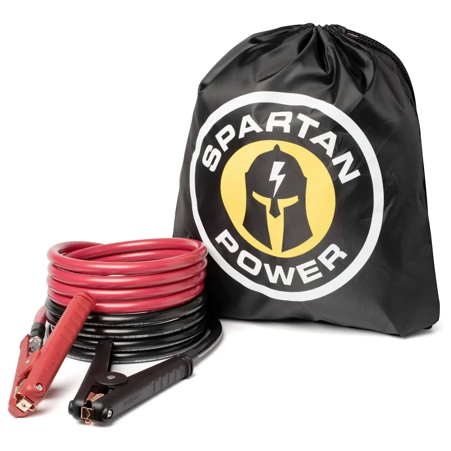 Spartan Power JUMPER20FT2AWG 2 AWG Heavy Duty Jumper Cables (20 Feet)