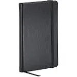 Oxford Password Book, Black Hardcover Journal, Username and Password Organizer, Small 3.5" x 5.5" Size, Internet, WiFi, Software Login Tracker (71010)