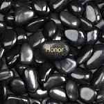 11lbs Black Natural River Rocks, High-Polished Pebbles for Plants Garden, 1-2 inch Decorative Black Stones, Ideal for Fish Tank, Vases, Garden Landscaping Rocks Landscaping,Black